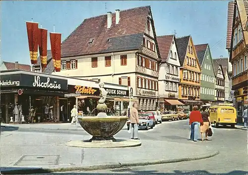 Stuttgart Bad Cannstatt Marktstrasse Kat. Stuttgart