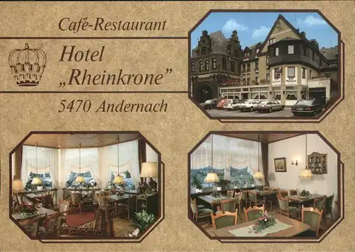 Andernach Hotel Rheinkrone Kat. Andernach