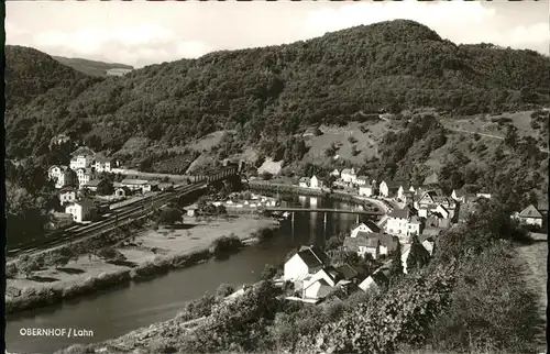 Obernhof Lahn Gesamtansicht Kat. Obernhof