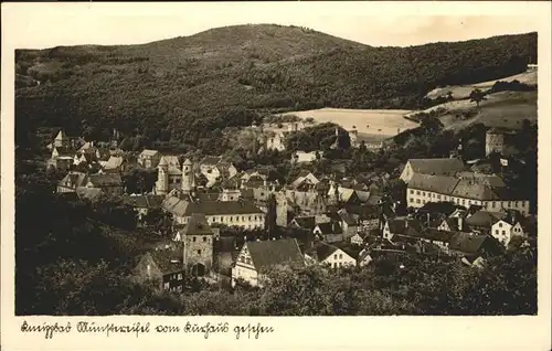 Bad Muenstereifel Blick vom Kurhaus Kat. Bad Muenstereifel