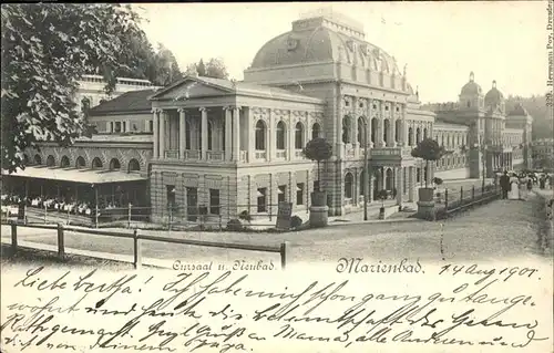 Marienbad Tschechien Boehmen Kursaal und Neubad Kat. Marianske Lazne