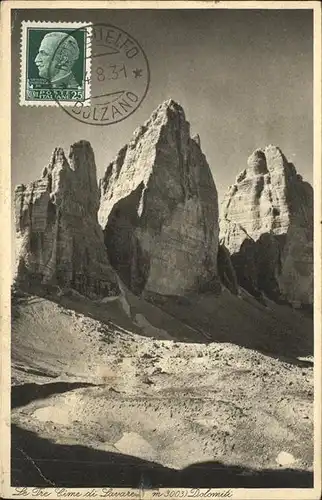 Bolzano Le Tre Cime di Lavare Dolomiti Kat. Bolzano