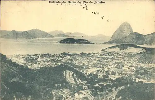 Rio de Janeiro Entrada da Barra do Rio de Janeiro Kat. Rio de Janeiro