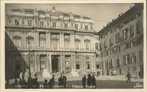 Genova Genua Liguria Piazza Umberto Palazzo Ducale Kat. Genova