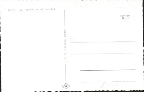 Siegen Westfalen Siegen Oberes Schloss Innenhof * / Siegen /Siegen-Wittgenstein LKR