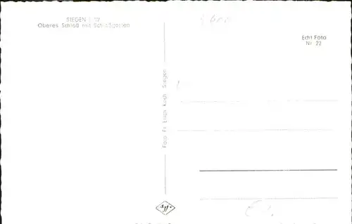 Siegen Westfalen Siegen Oberes Schloss Schlossgarten * / Siegen /Siegen-Wittgenstein LKR