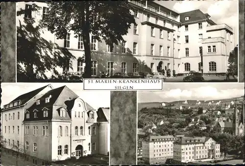 Siegen Westfalen Siegen St Marien Krankenhaus  * / Siegen /Siegen-Wittgenstein LKR