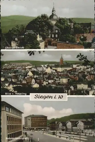 Siegen Westfalen Siegen Schloss Bahnhofsvorplatz * / Siegen /Siegen-Wittgenstein LKR