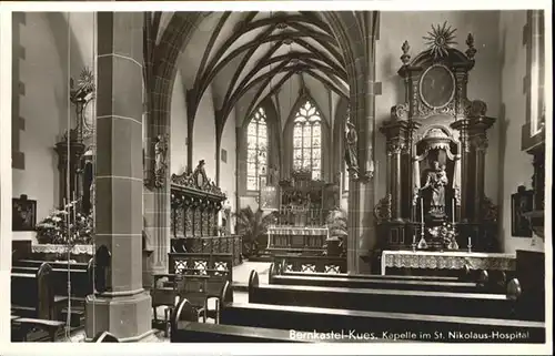 wb01963 Bernkastel-Kues Bernkastel-Kues Kapelle St. Nikolaus-Hospital * Kategorie. Bernkastel-Kues Alte Ansichtskarten