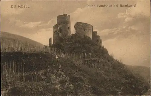 wb01966 Bernkastel-Kues Bernkastel-Kues Mosel Ruine Landshut * Kategorie. Bernkastel-Kues Alte Ansichtskarten