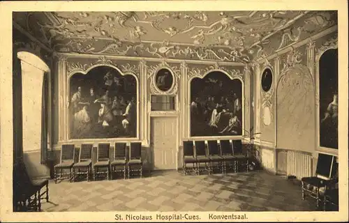 wb01967 Bernkastel-Kues Bernkastel-Kues St. Nicolaus Hospital Konventsaal * Kategorie. Bernkastel-Kues Alte Ansichtskarten