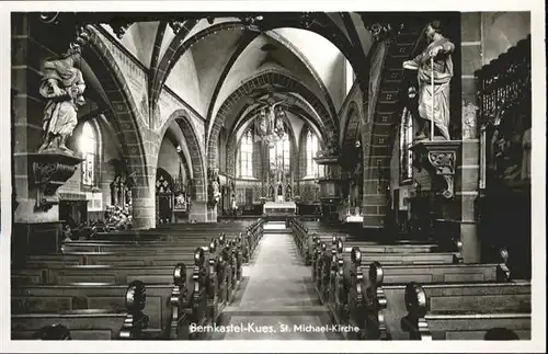 wb01988 Bernkastel-Kues Bernkastel-Kues St. Michael-Kirche * Kategorie. Bernkastel-Kues Alte Ansichtskarten