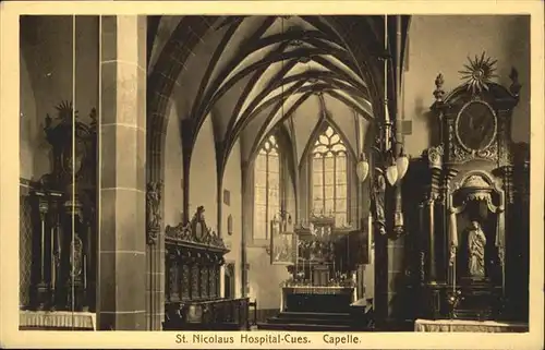 wb01997 Bernkastel-Kues Bernkastel-Kues St. Nicolaus Hospitel Kapelle * Kategorie. Bernkastel-Kues Alte Ansichtskarten