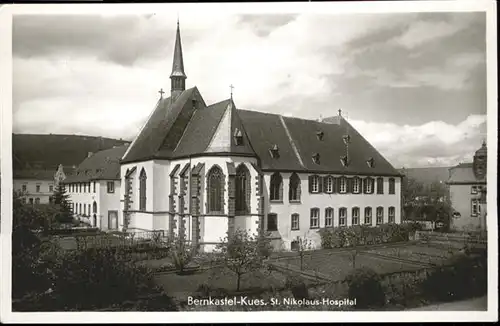 wb02007 Bernkastel-Kues Bernkastel-Kues St. Nikolaus Hospital * Kategorie. Bernkastel-Kues Alte Ansichtskarten