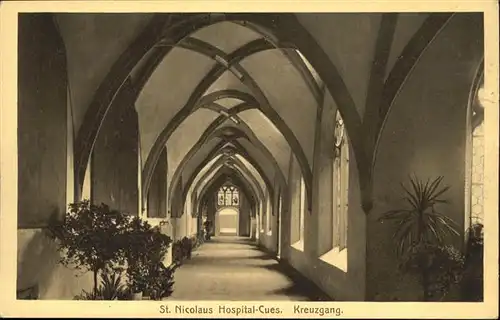 wb02015 Bernkastel-Kues Bernkastel-Kues Kreuzgang St. Nicolaus Hospital * Kategorie. Bernkastel-Kues Alte Ansichtskarten