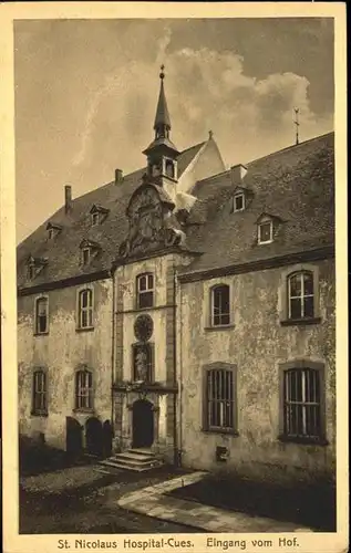 wb02023 Bernkastel-Kues Bernkastel-Kues St. Nicolaus Hospital * Kategorie. Bernkastel-Kues Alte Ansichtskarten