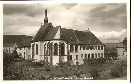 wb02037 Bernkastel-Kues Bernkastel-Kues St. Nikolaus Hospital * Kategorie. Bernkastel-Kues Alte Ansichtskarten