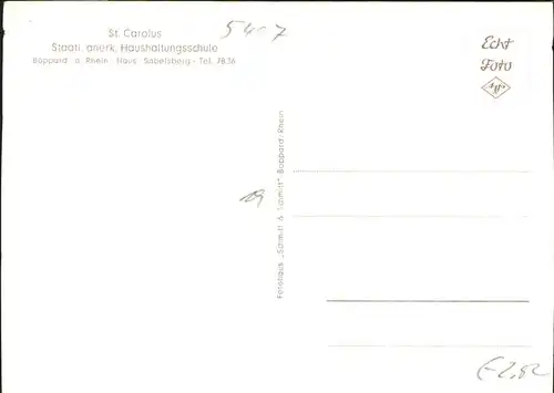 Boppard Rhein St. Carolus Schule *