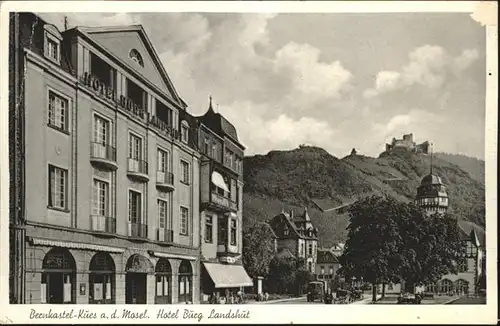 wb02269 Bernkastel-Kues Bernkastel-Kues Mosel Hotel Burg Landshut * Kategorie. Bernkastel-Kues Alte Ansichtskarten