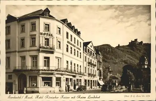 wb02418 Bernkastel-Kues Bernkastel-Kues Mosel Hotel Roemischer Kaiser Ruine Landshut * Kategorie. Bernkastel-Kues Alte Ansichtskarten