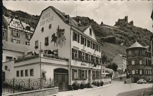 wb02421 Bernkastel-Kues Bernkastel-Kues Hotel Weinstuben zur Post Weinkellerei x Kategorie. Bernkastel-Kues Alte Ansichtskarten