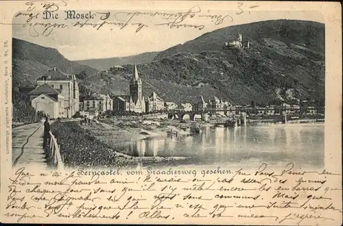 wb02441 Bernkastel-Kues Bernkastel-Kues Mosel Graacherweg x Kategorie. Bernkastel-Kues Alte Ansichtskarten