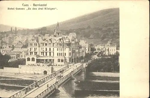 wb02444 Bernkastel-Kues Bernkastel-Kues Hotel Gassen zu den Drei Koenigen * Kategorie. Bernkastel-Kues Alte Ansichtskarten