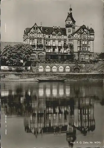 wb02450 Bernkastel-Kues Bernkastel-Kues Hotel Drei Koenige x Kategorie. Bernkastel-Kues Alte Ansichtskarten