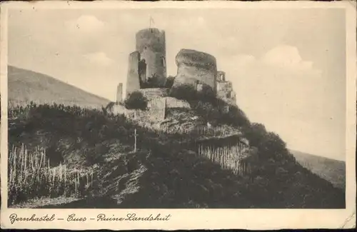 wb03152 Bernkastel-Kues Bernkastel-Kues Ruine Landshut x Kategorie. Bernkastel-Kues Alte Ansichtskarten