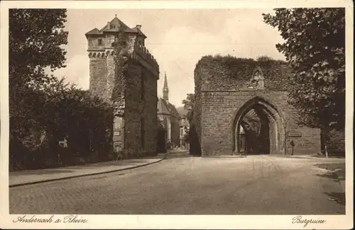 Andernach Burgruine *