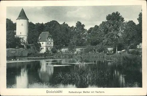Dinkelsbuehl Rothenburger Weiher Faulturm *