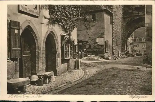 Rothenburg Hafengasse *