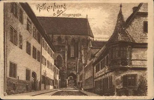 Rothenburg Klingengasse *