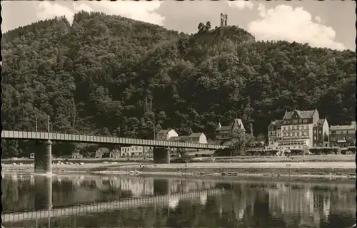 Traben-Trarbach Moselbruecke Grevenburg *