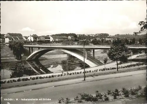 Hagen Westfalen Ischelandteich Bruecke *