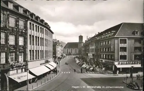 Hagen Westfalen Mittelstrasse Johanniskirche x