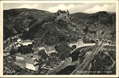 Altenahr Burgruine Are Tunnels x