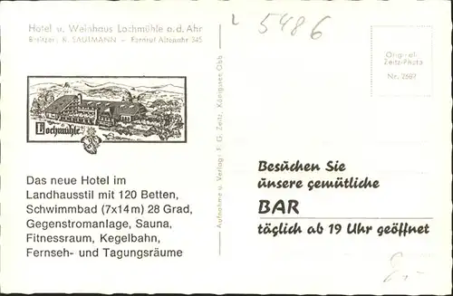 Altenahr Hotel Weinhaus Lochmuehle Ahr *