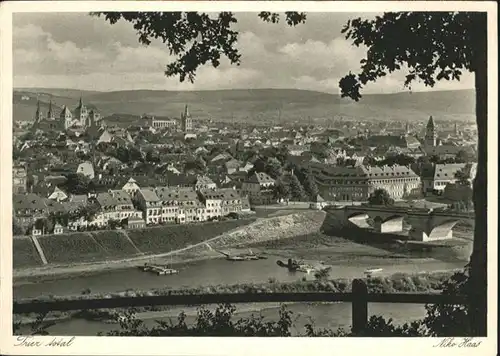 Trier Bruecke Schiff *