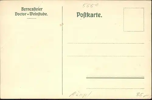 wb12281 Bernkastel-Kues Bernkastel-Kues Bernkastler Doktor Weinstube * Kategorie. Bernkastel-Kues Alte Ansichtskarten