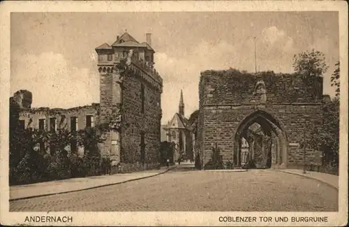 Andernach Koblenzer Tor Burgruine *