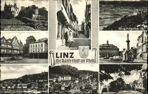 Linz Rhein Burg Dattenberg Burgplatz Burg Ockenfels *