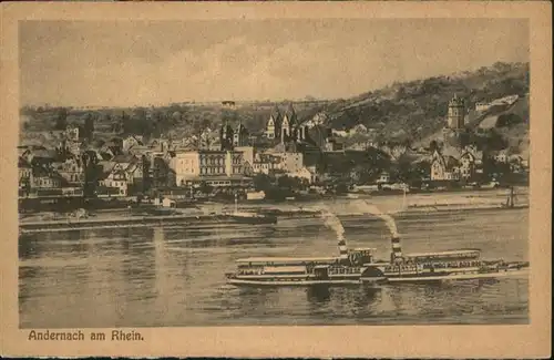 Andernach Rhein Schifffahrt *