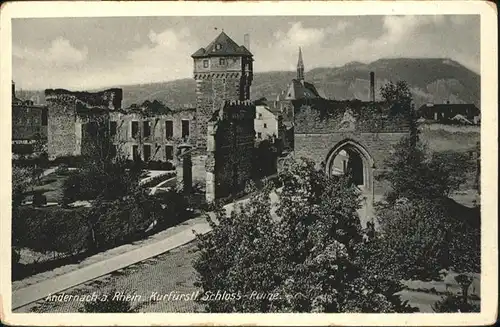 Andernach Kurfuerstliche Schlossruine *