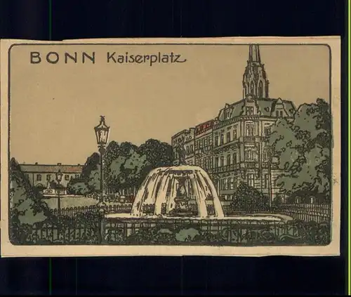 Bonn Rhein Bonn Kaiserplatz * / Bonn /Bonn Stadtkreis