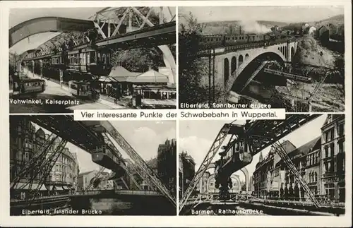 Wuppertal Strassenbahn Schwebebahn Vohwinkel Elberfeld Barmen x