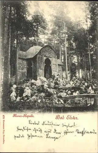 wb17133 Bad Elster Vogtland Bad Elster Kreuz-Kapelle x Kategorie. Bad Elster Alte Ansichtskarten