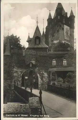 Cochem Burg Eingang x