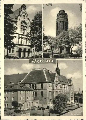 Bochum Goetheschule Bismarckturm Bergschule x