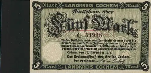 Cochem Notgeld *